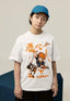 Camiseta Básica Unissex Haikyuu Fly Higt- Branco