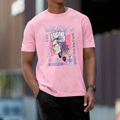 Camiseta Básica Unissex Jojo Bizarre Polnareff Friend Vingança Zerobriant Japanese