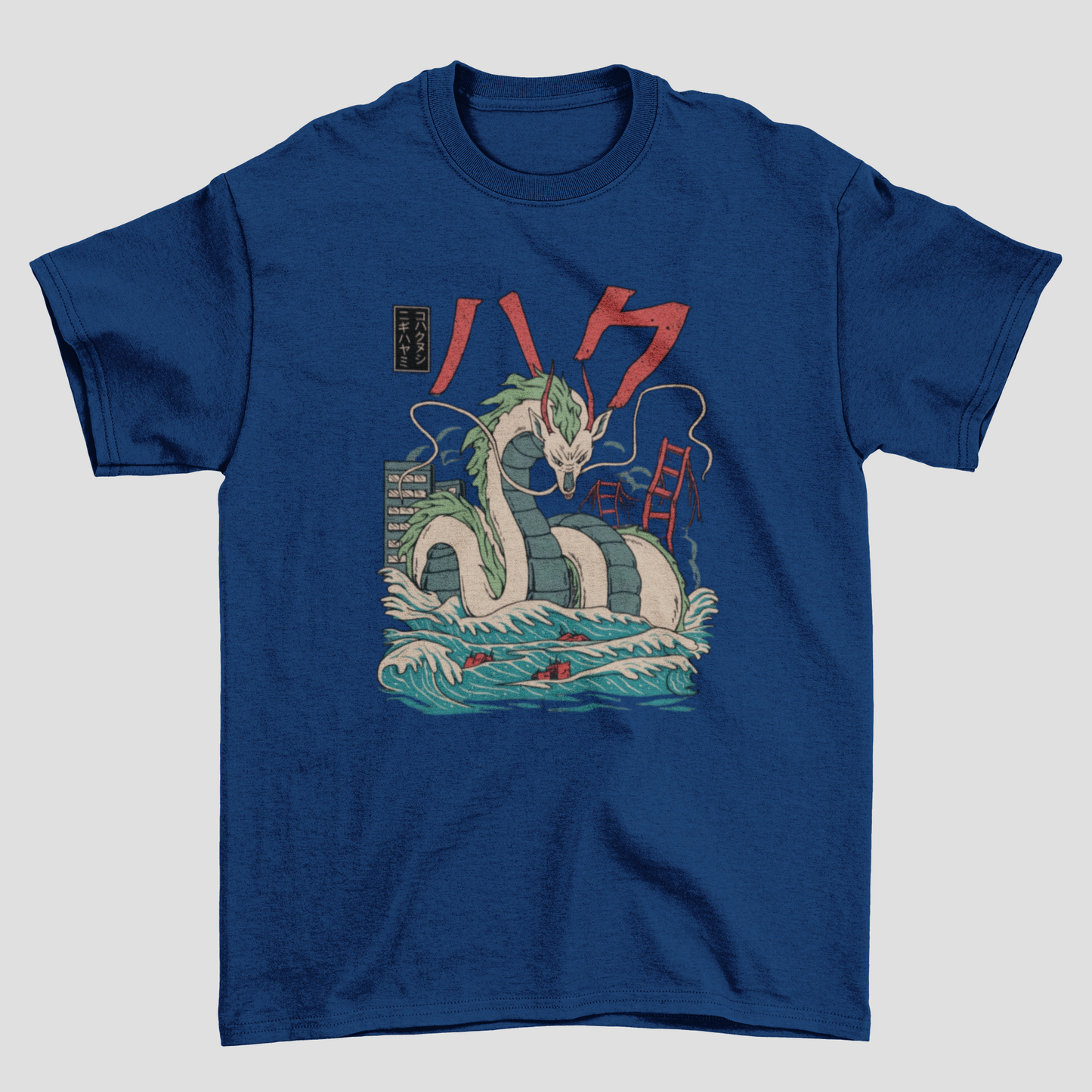 Camiseta Básica Unissex A Viagem de Chihiro Dragon