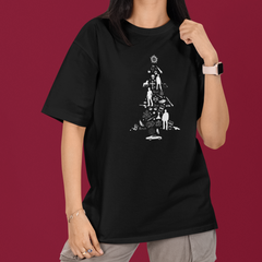 Camiseta Básica Unissex Supernatural Christmas Family