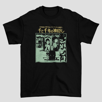 Camiseta Básica Unissex A Viagem de Chihiro Waiting