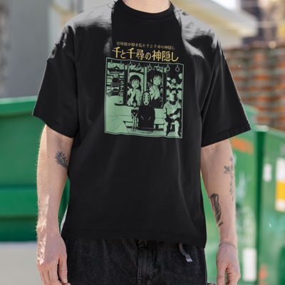 Camiseta Básica Unissex A Viagem de Chihiro Waiting