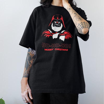 Camiseta Básica Unissex Star Wars Ho Ho Ho