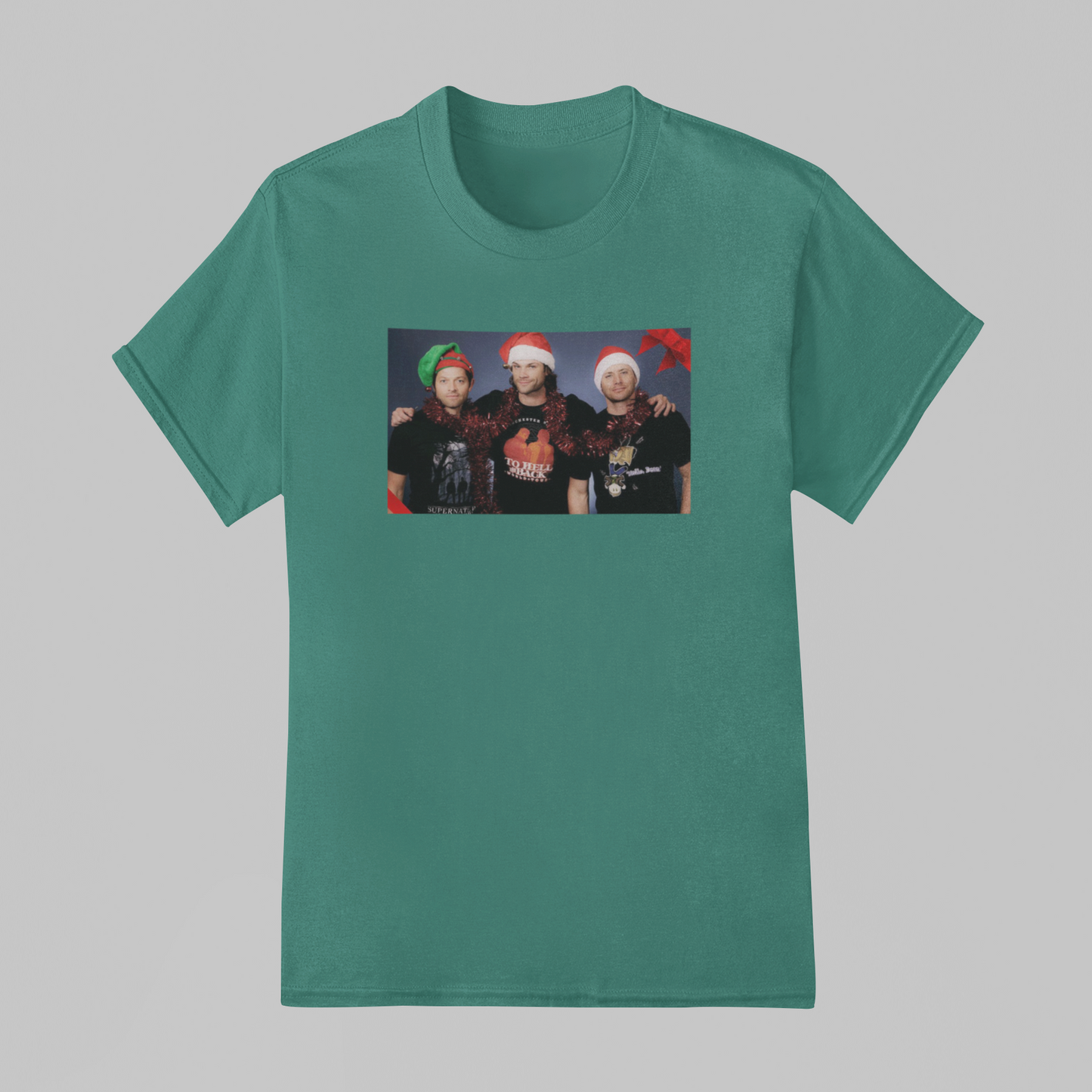 Camiseta Básica Unissex Supernatural Foto De Natal