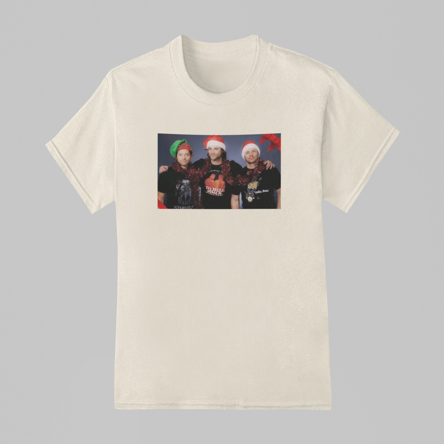 Camiseta Básica Unissex Supernatural Foto De Natal