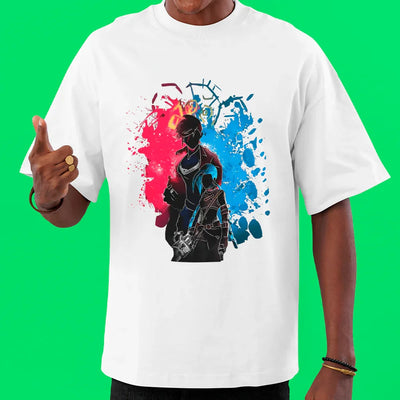 Camiseta Oversized Sister Arcane League Of Legends