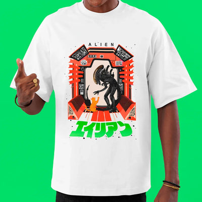 Camiseta Oversized Alien Movie 1979