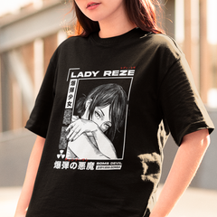 Camiseta Básica Unissex Chainsaw Man Lady Reze