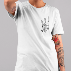 Camiseta Básica Unissex Chainsaw Man Faca Power