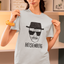 Camiseta Básica Unissex Breaking Bad Heisenberg Desenho Rosto