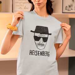Camiseta Básica Unissex Breaking Bad Heisenberg Desenho Rosto