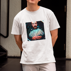 Camiseta Básica Unissex Breaking Bad Heisenberg Dinheiro
