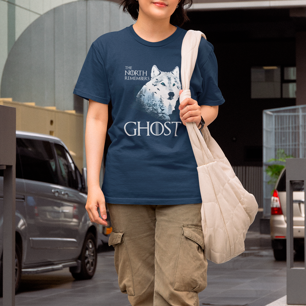 Camiseta Básica Unissex The North Remembers Game Of Thrones