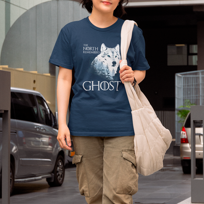 Camiseta Básica Unissex The North Remembers Game Of Thrones