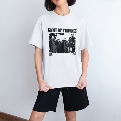 Camiseta Básica Unissex Game Of Thrones Est 2011