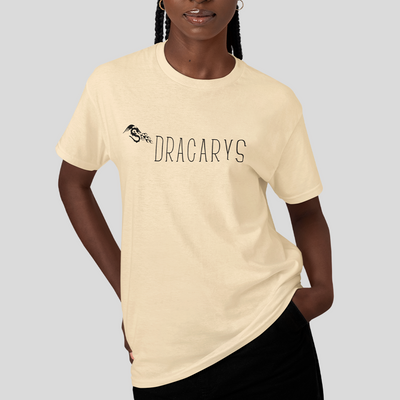 Camiseta Básica Unissex Dracarys Minimalista Game Of Thrones