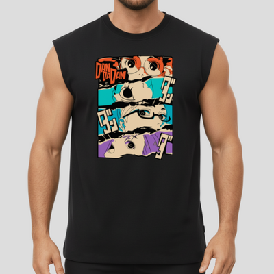 Regata Oversized Unissex Personagens Kanji HQ Dandadan
