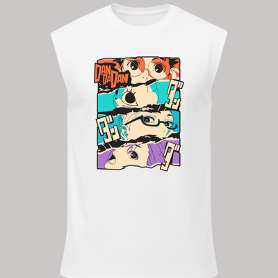 Regata Oversized Unissex Personagens Kanji HQ Dandadan