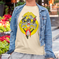 Camiseta Básica Unissex Dandadan Personagens Lua