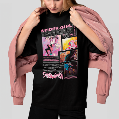 Camiseta Básica Unissex Spider Girl