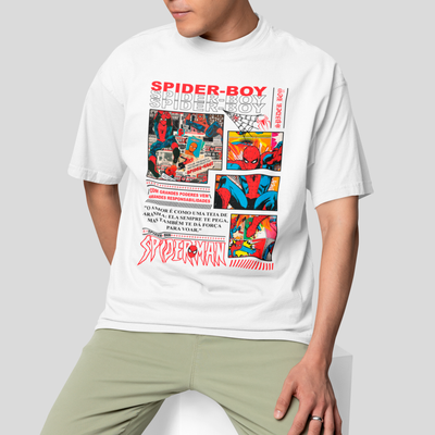 Camiseta Básica Unissex Spider Boy