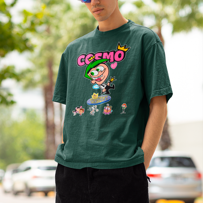 Camiseta Básica Unissex Cosmo Padrinhos Mágicos