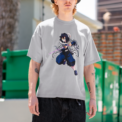 Camiseta Básica Unissex Obanai Demon Slayer