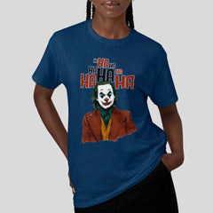 Camiseta Básica Unissex Joker Risada HA HA HA