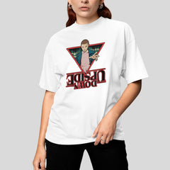 Camiseta Básica Unissex Eleven Upside Down Stranger Things