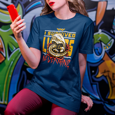 Camiseta Básica Unissex Aline I Survived LV-426