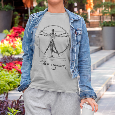 Camiseta Básica Unissex Alien Perfect Organism