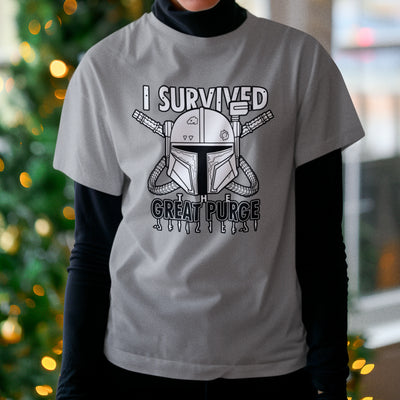 Camiseta Básica Unissex I Survived The Great Purge Mandalorian