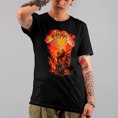 Camiseta Básica Unissex Doom Attack