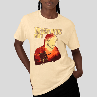 Camiseta Básica Unissex The Last Of Us Ellie Joel Silhueta
