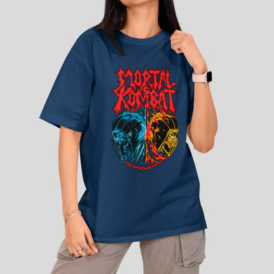 Camiseta Básica Unissex Mortal Kombat Ninjas Subzero