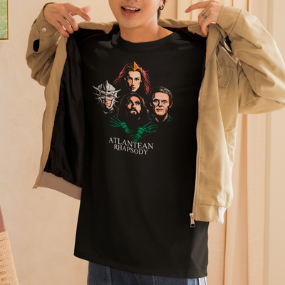 Camiseta Básica Unissex Atlantean Rhapsody Aquaman