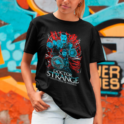 Camiseta Básica Unissex Dr Strange Multiverse Of Madness