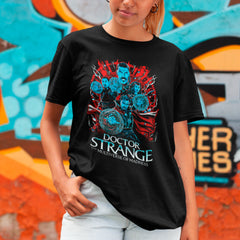 Camiseta Básica Unissex Dr Strange Multiverse Of Madness