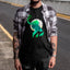Camiseta Básica Unissex Silhueta Verde Loki