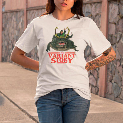 Camiseta Básica Unissex Variant Story Loki Crocodilo