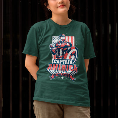 Camiseta Básica Unissex Sentinel Of Liberty Capitao America