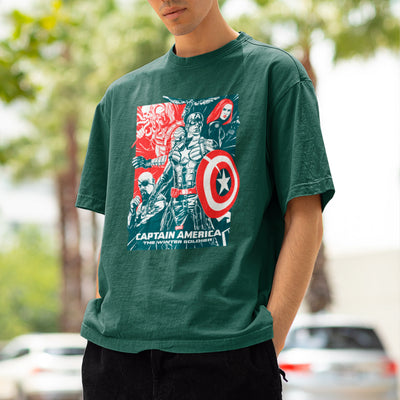 Camiseta Básica Unissex The Winter Soldier Capitao America