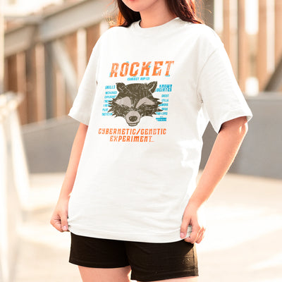 Camiseta Básica Unissex Rocket 89P13 Guardioes Da Galaxia