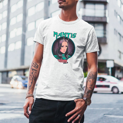 Camiseta Básica Unissex Mantis Rosto Guardioes Da Galaxia