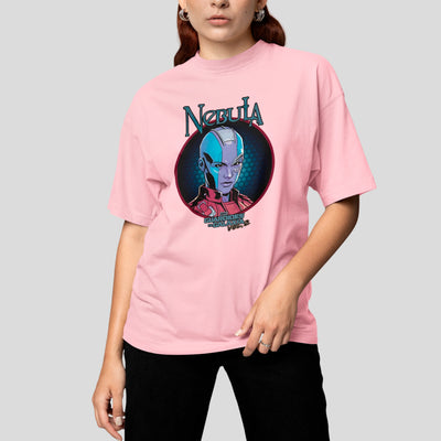 Camiseta Básica Unissex Nebula Rosto Guardioes Da Galaxia
