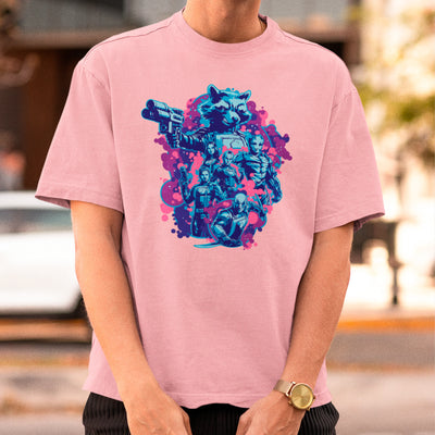 Camiseta Básica Unissex Poster VOL3  Guardioes Da Galaxia