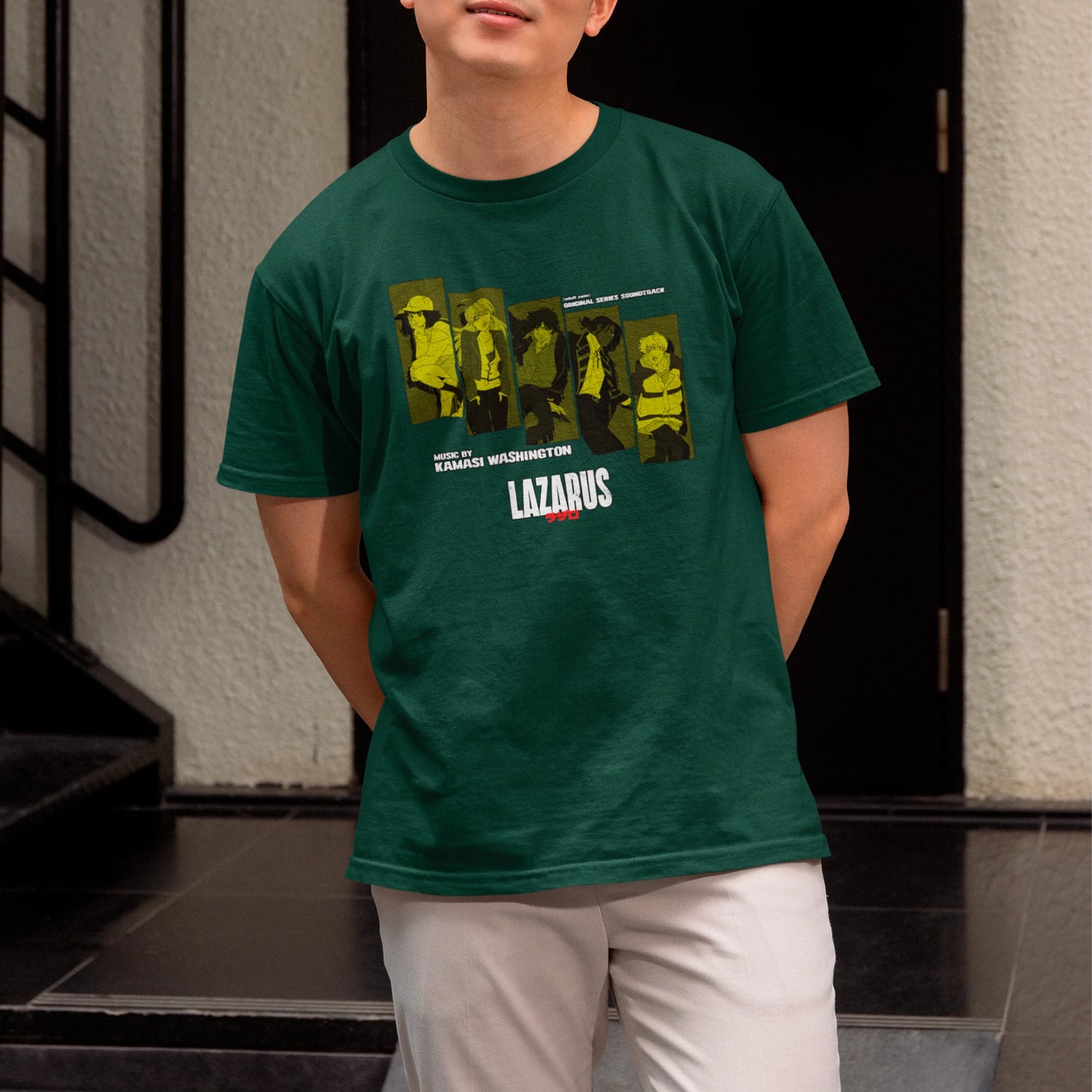 Camiseta Básica Unissex Personagens Amarelo Lazarus