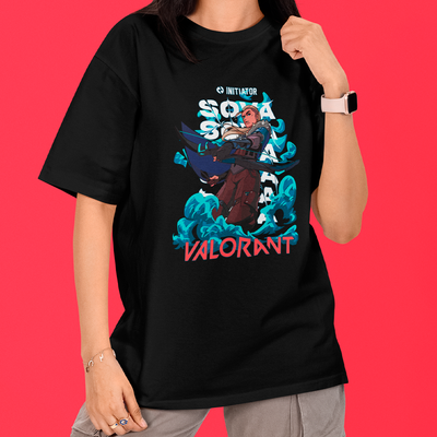 Camiseta Oversized Valorant Sova Innitiator