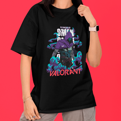 Camiseta Oversized Valorant Omen Innitiator
