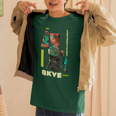 Camiseta Básica Unissex Skye Quadrados Valorant